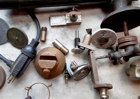 asislot|Vintage Jewelers Lathe Parts Lot ASIS see photos .